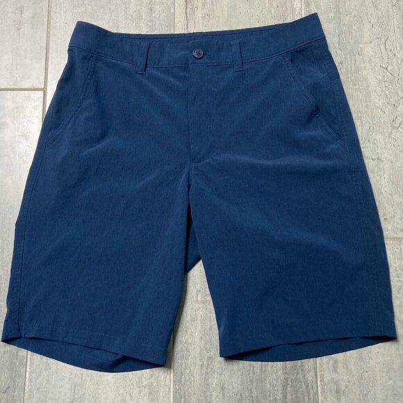 Old Navy Tech Hybrid Chino Shorts 9" Inseam 30 Performance Stretch Navy Size 30 - Picture 1 of 8